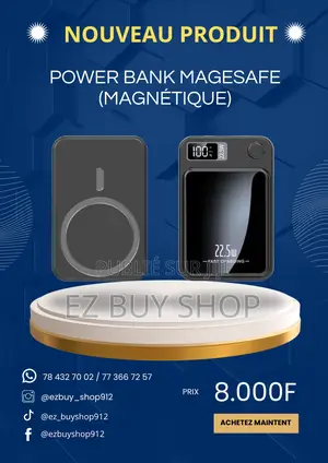 Photo - Powerbank Magesafe (Magnétique)