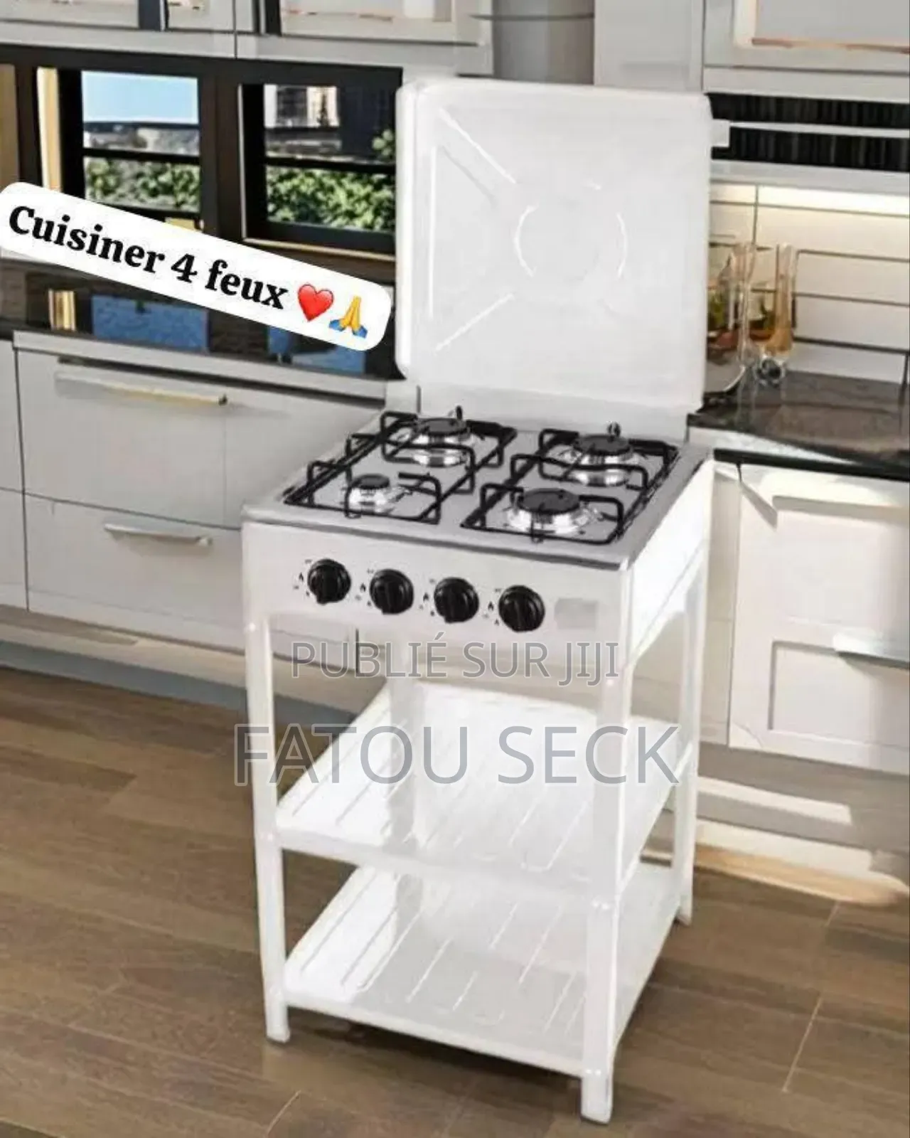 Cuisinière Sans Four 4 Feux