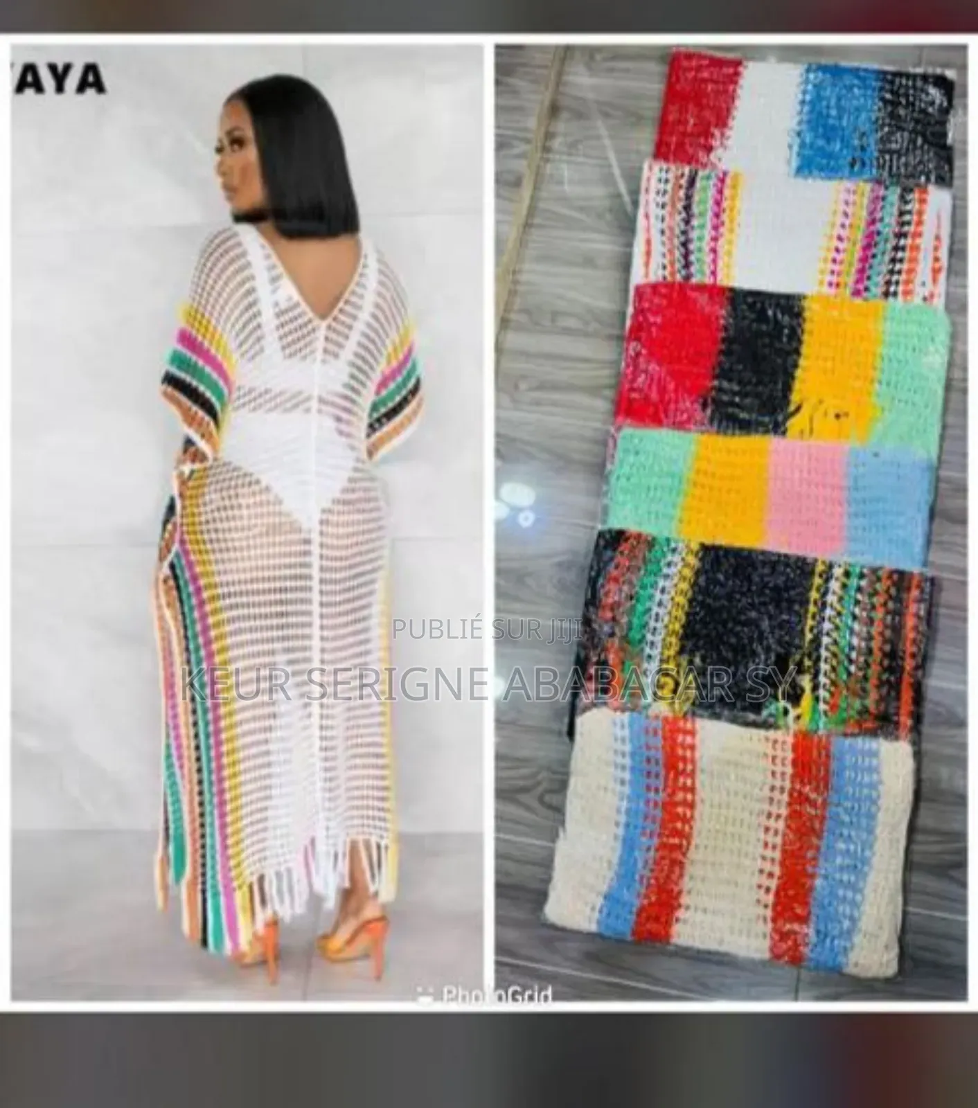 Robe De Plage en Maille