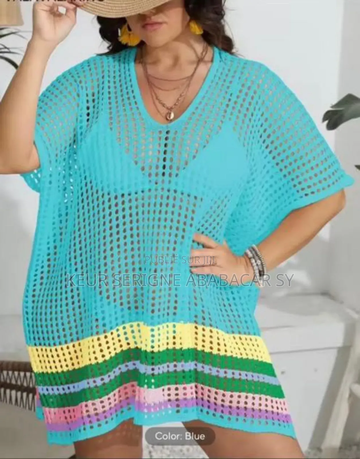 Robe De Plage en Maille