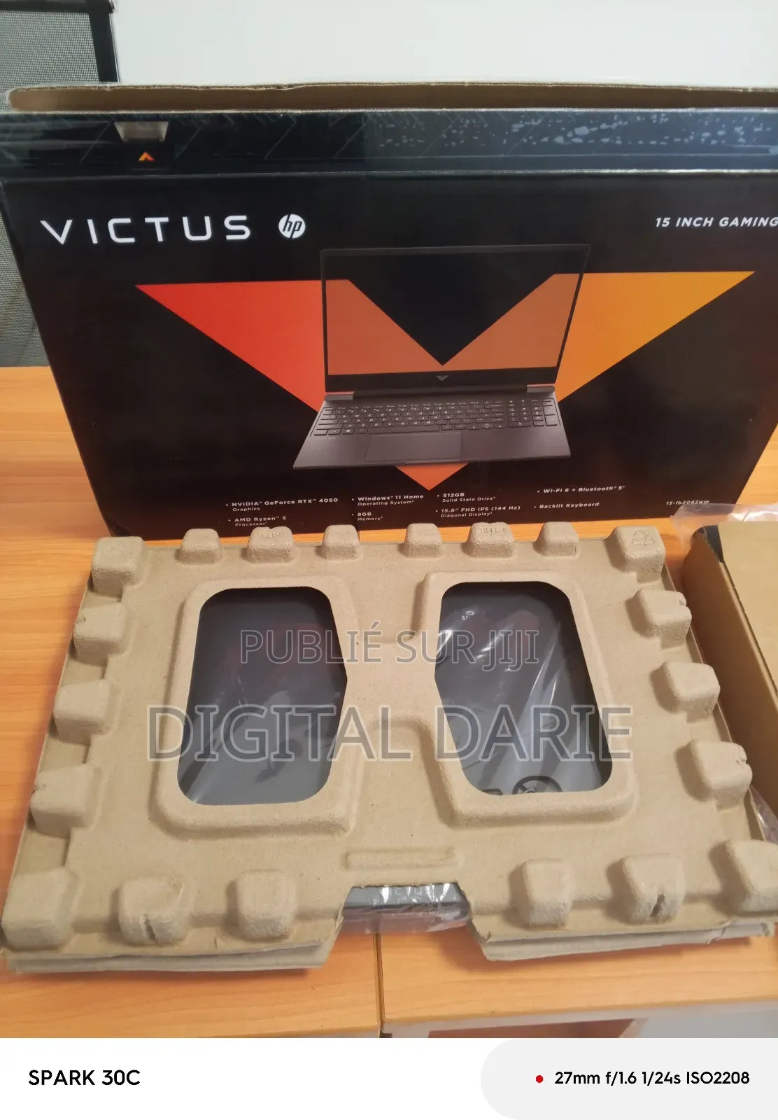 New Ordinateur Portable HP Victus 15 16GB AMD Ryzen 7 SSD 512GB