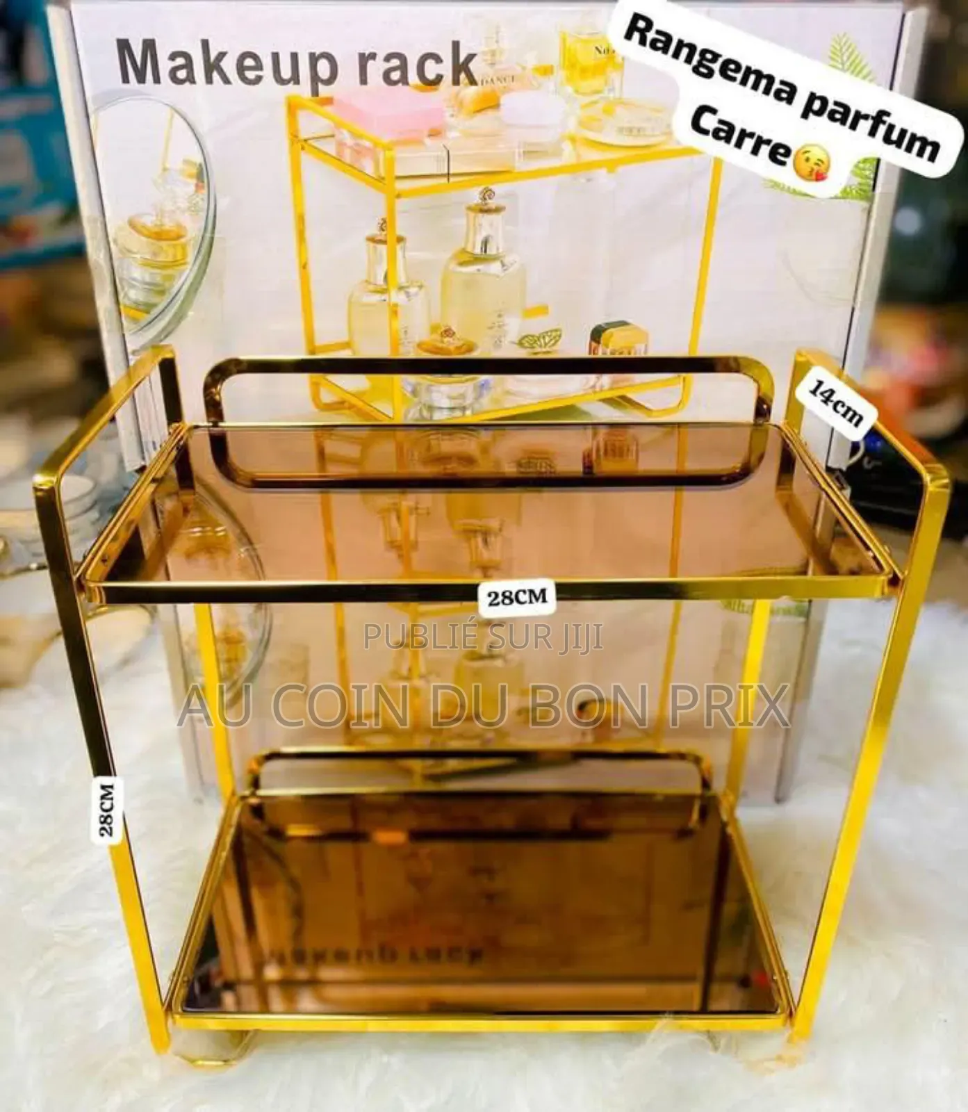 Rangement Parfum Et Makeup Forme Carrée