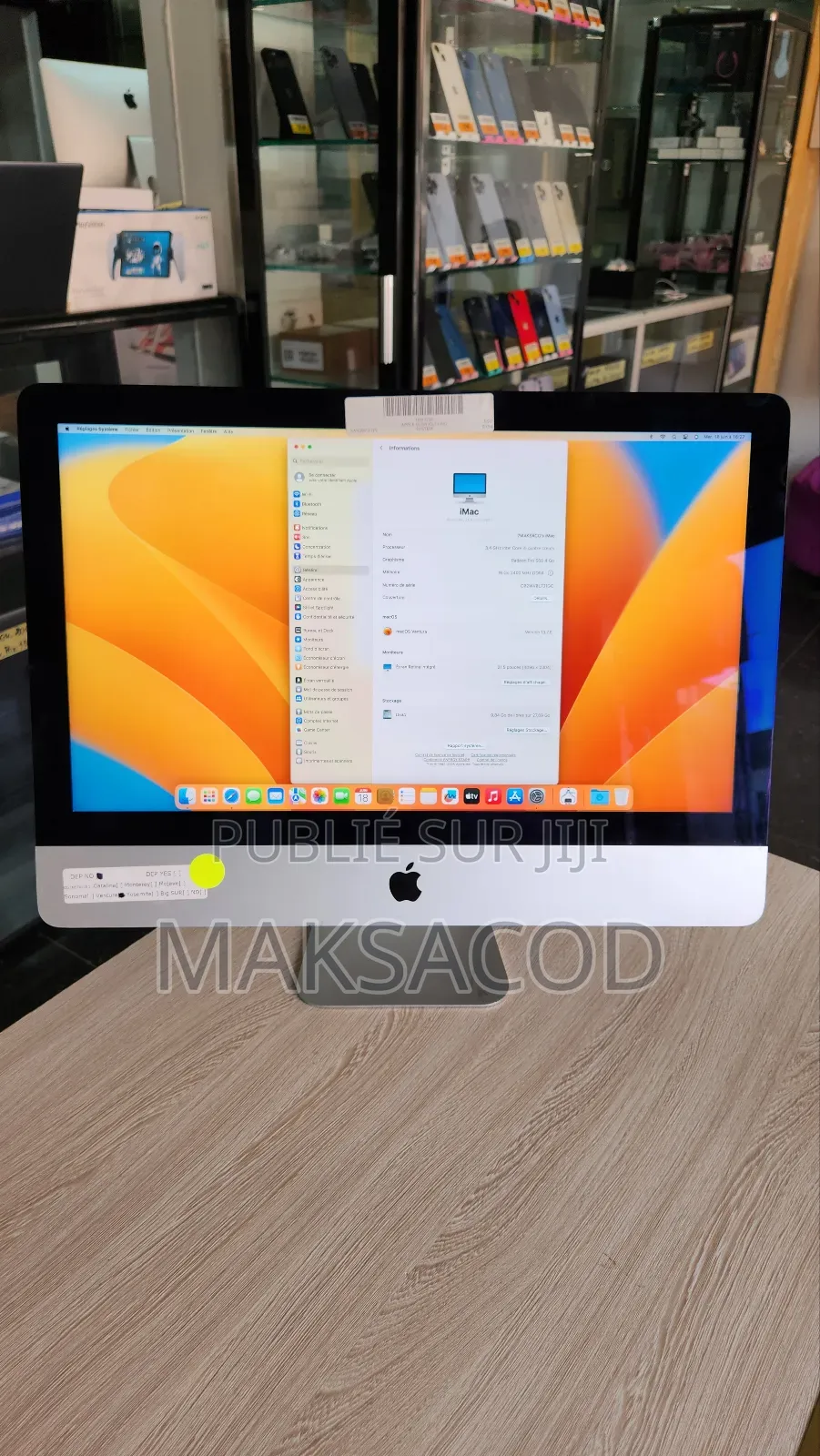 Ordinateur De Bureau Apple iMac 16GB Intel Core I5 SSD 1T