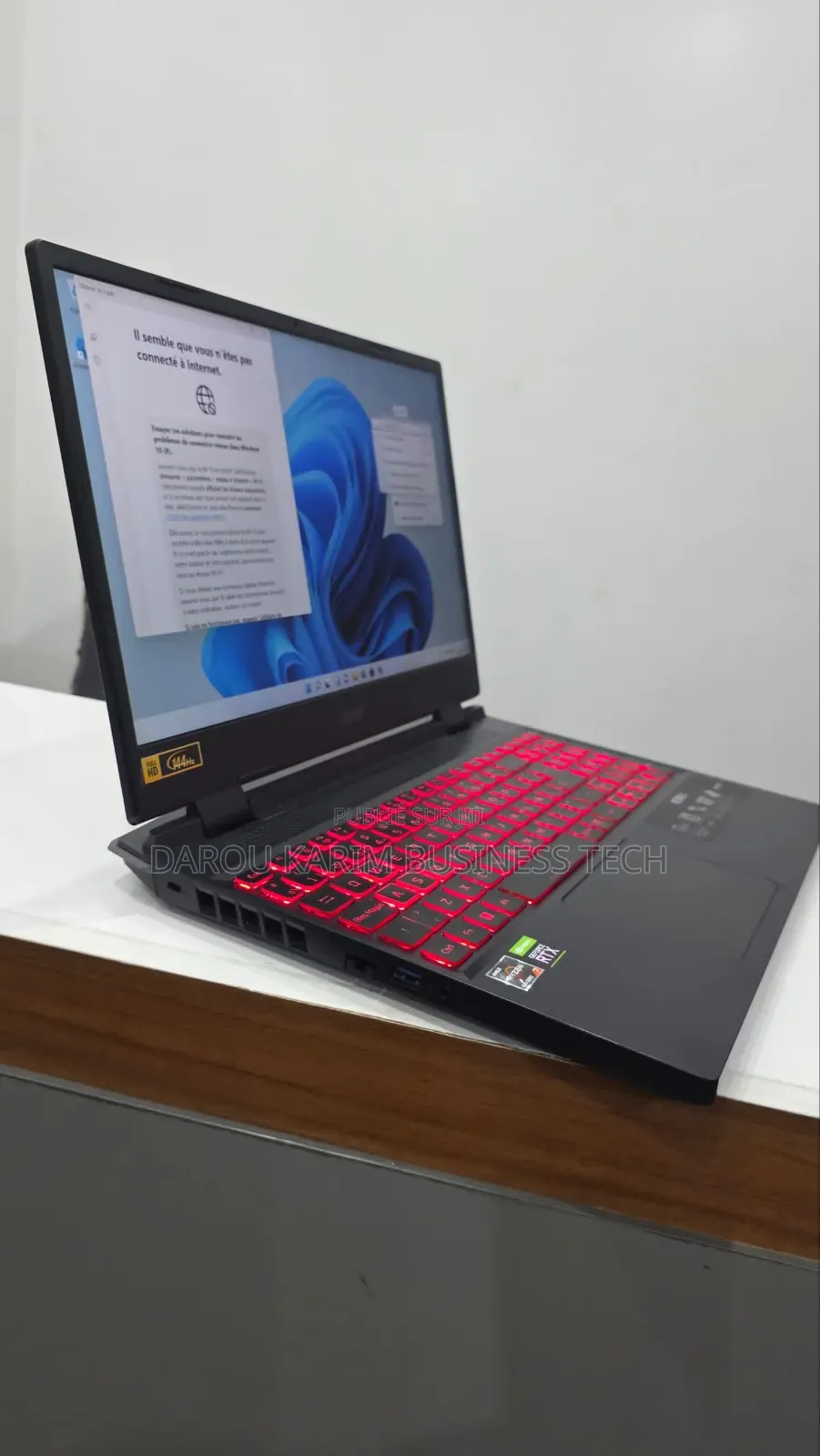 New Ordinateur Portable Acer Nitro 5 16GB AMD Ryzen 7 SSD 512GB