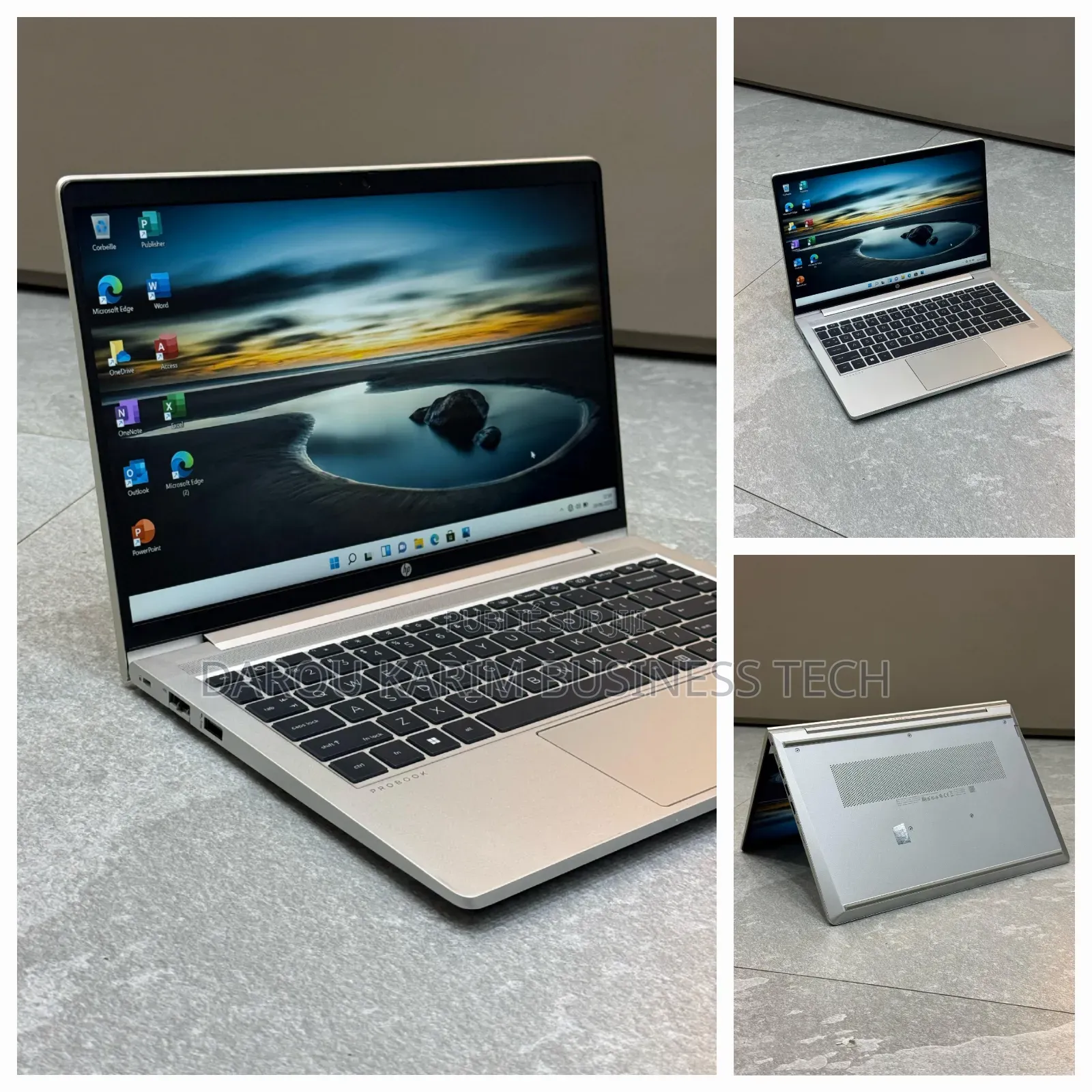 New Ordinateur Portable HP ProBook 440 G8 16GB AMD Ryzen 5 SSD 512GB