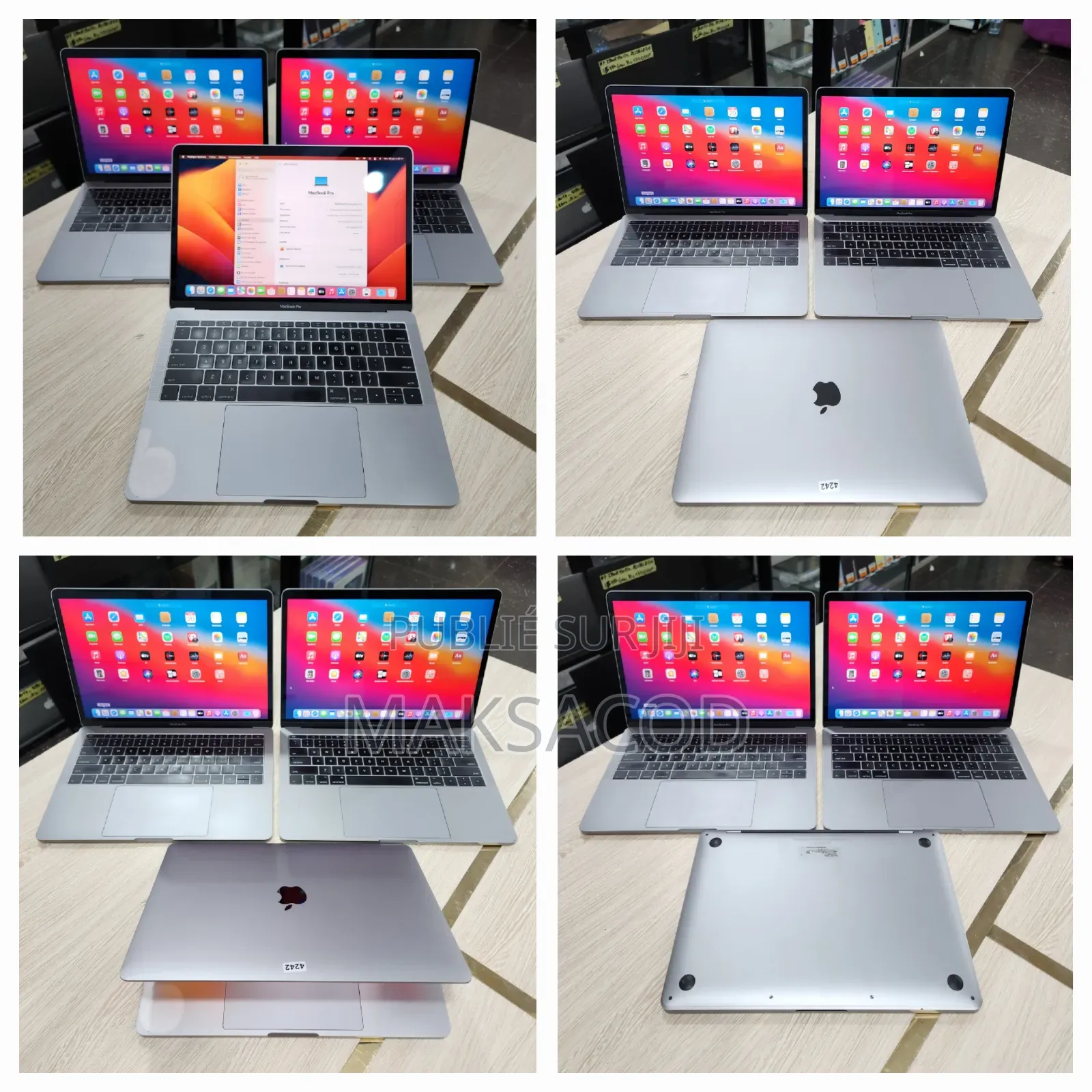 Ordinateur Portable Pomme MacBook Pro 2017 16GB Intel Core I5 SSD 512GB