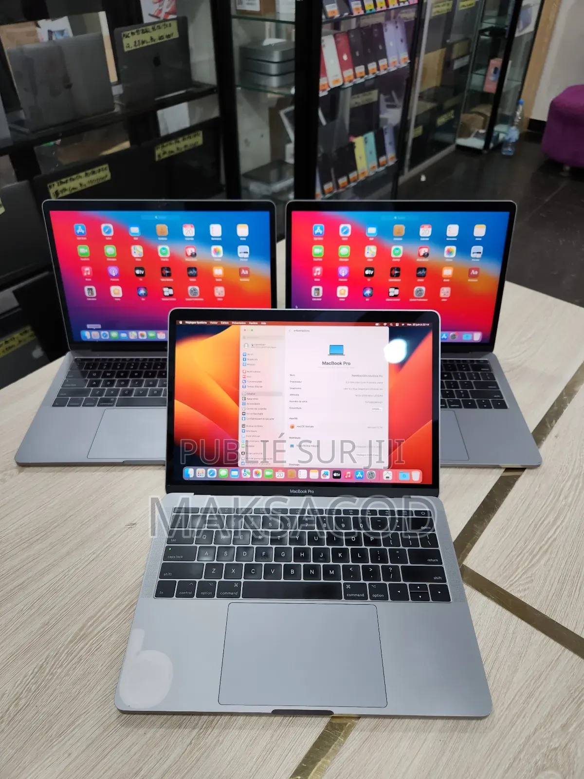 Ordinateur Portable Pomme MacBook Pro 2017 16GB Intel Core I5 SSD 512GB