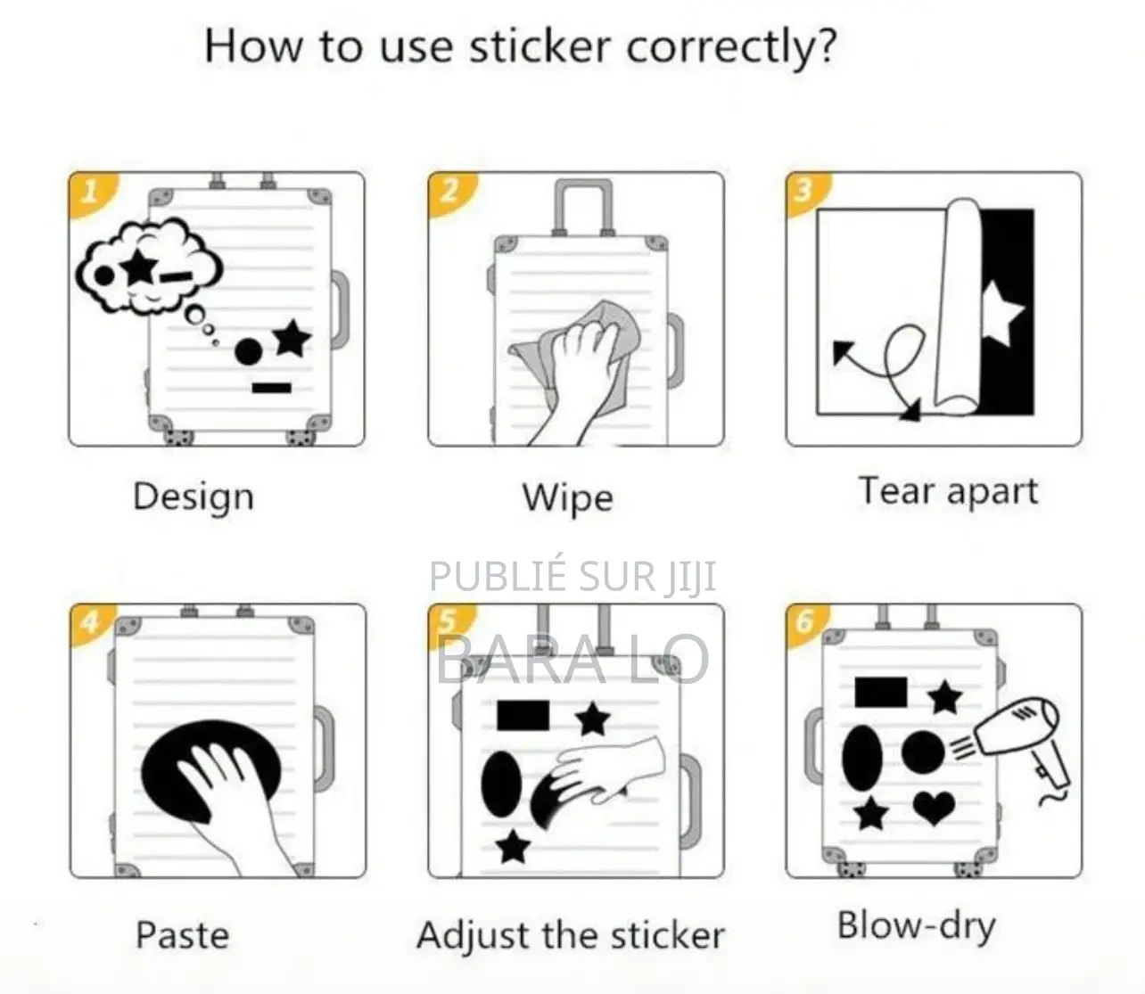 Autocollants/ Stickers Mélangés