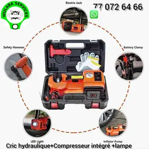 Photo - Cric Hydraulique 5t + Compresseur À Air Intégré