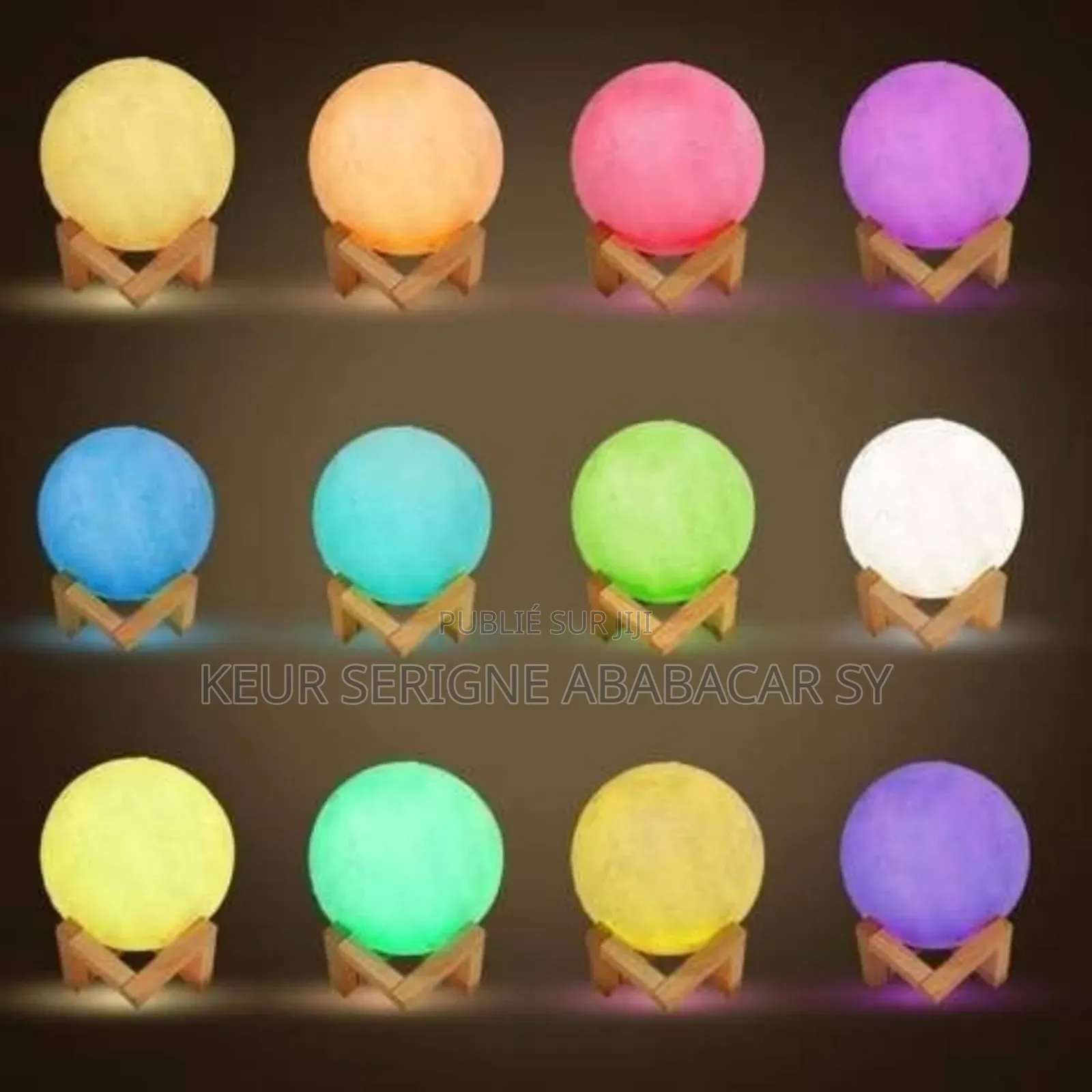 Diffuseur Lune
Mode Tactile
7 Couleurs Led