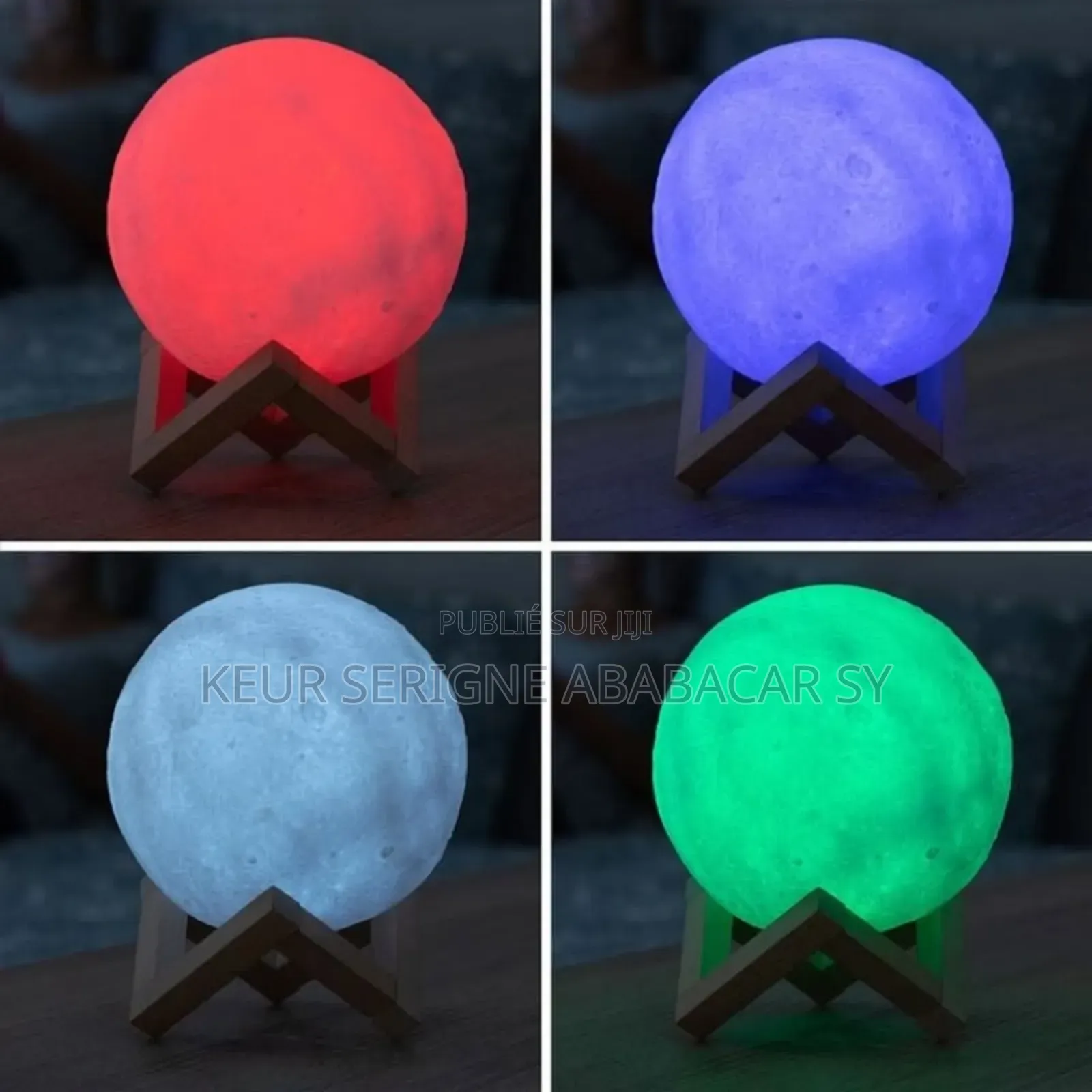 Diffuseur Lune
Mode Tactile
7 Couleurs Led