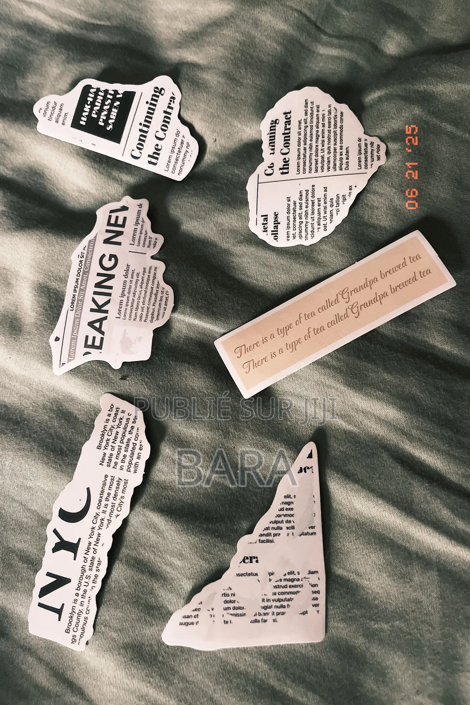 Autocollants/ Stickers Mélangés