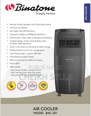 Refroidisseur Binatone 20l