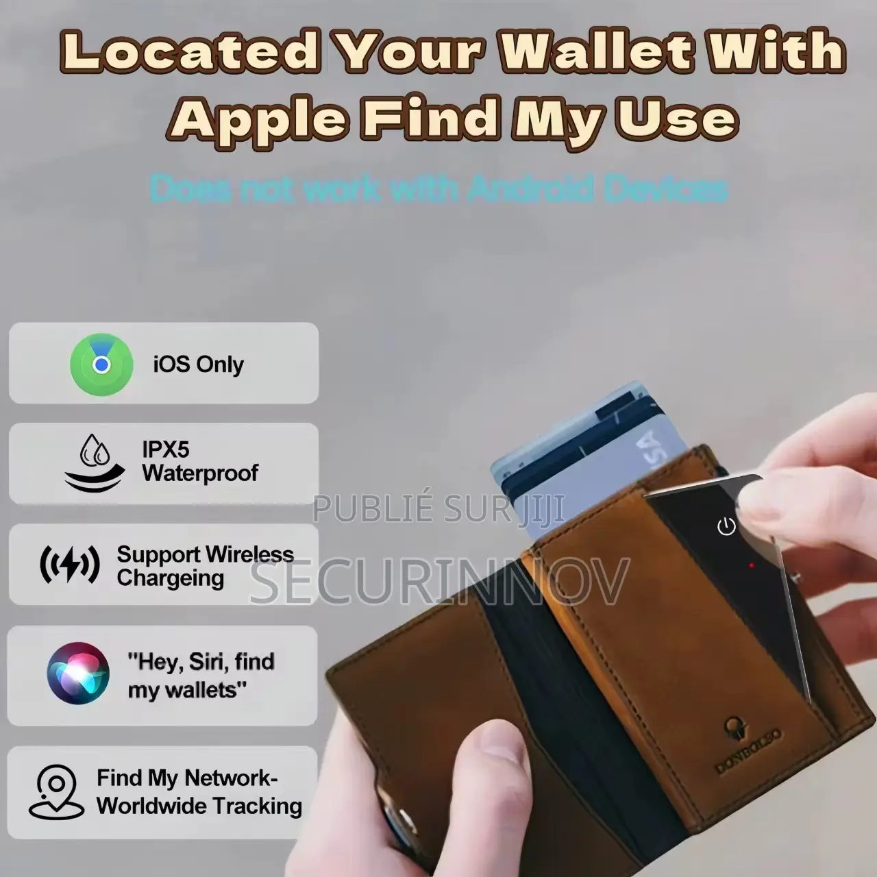 Traqueur De Portefeuille Intelligent Compatible Apple