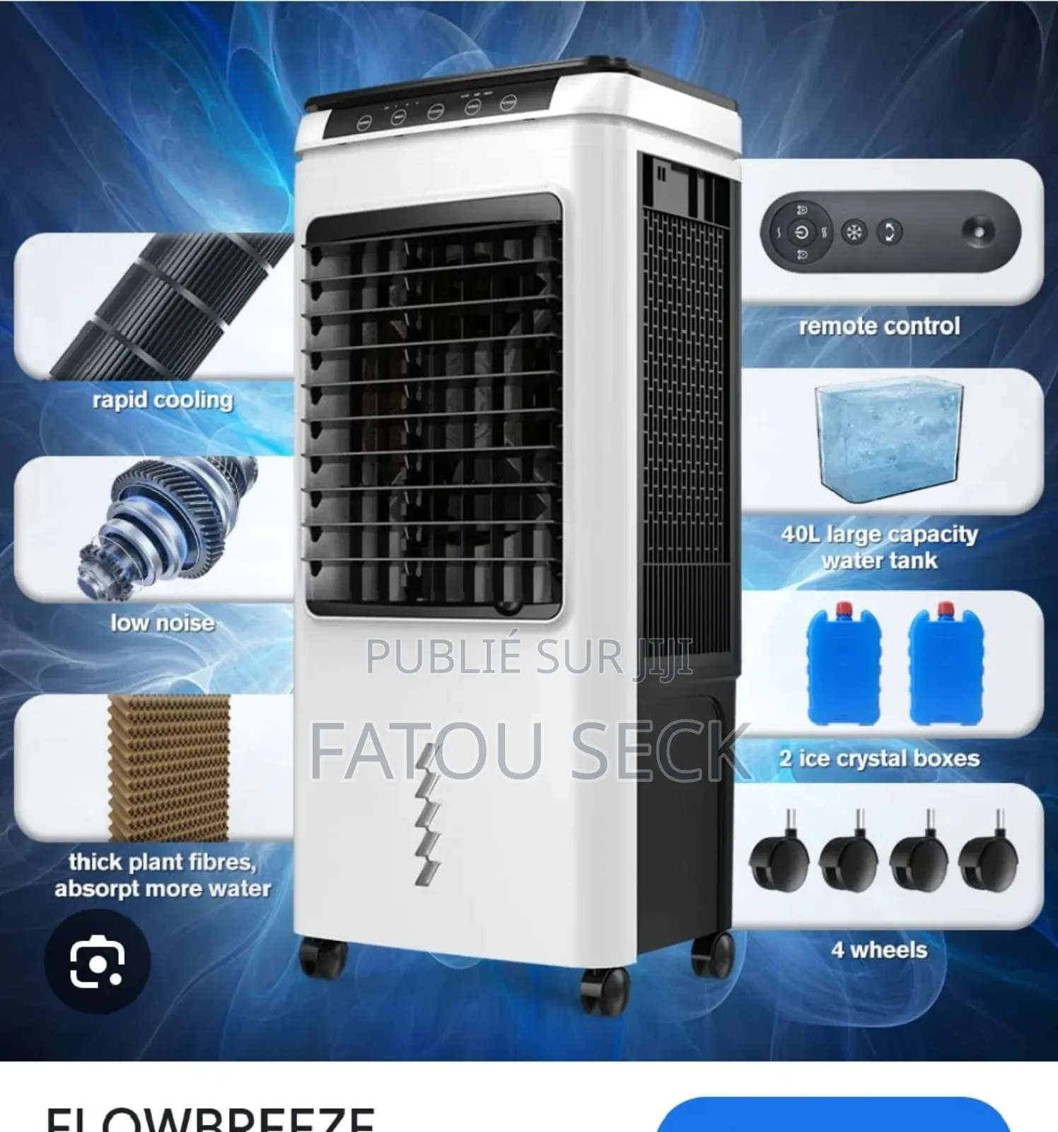 Refroidisseur d'Air 30 Litres Decakila