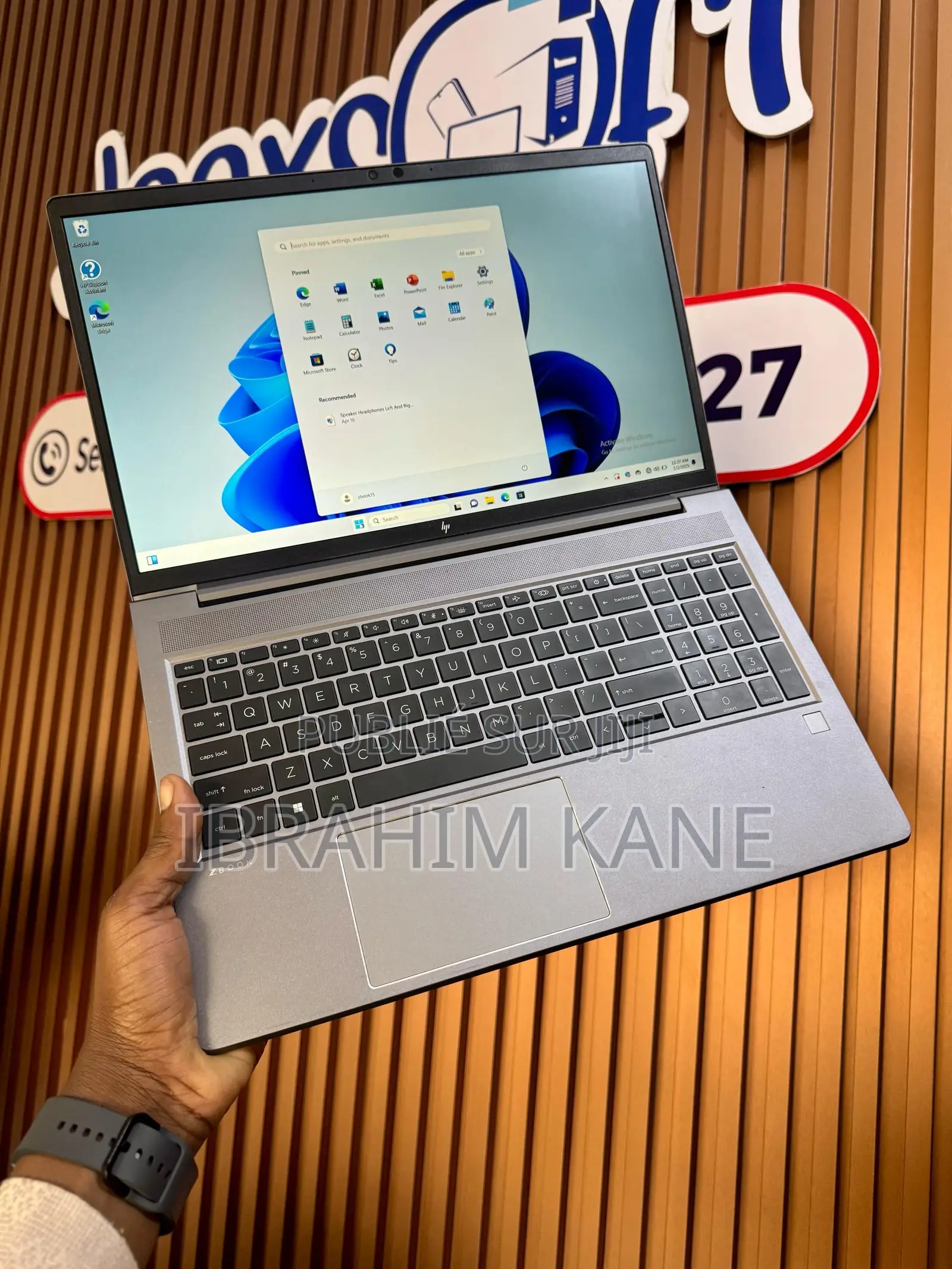 New Ordinateur Portable HP ZBook 15 32GB Intel Core I7 SSHD (Hybrid) 1T