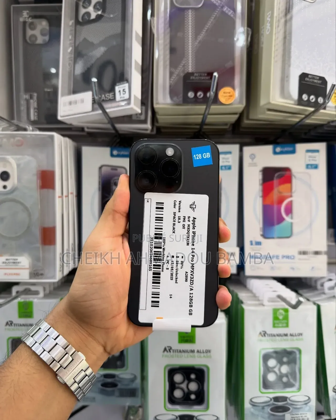 New Pomme iPhone 14 Pro 128 GB Noir