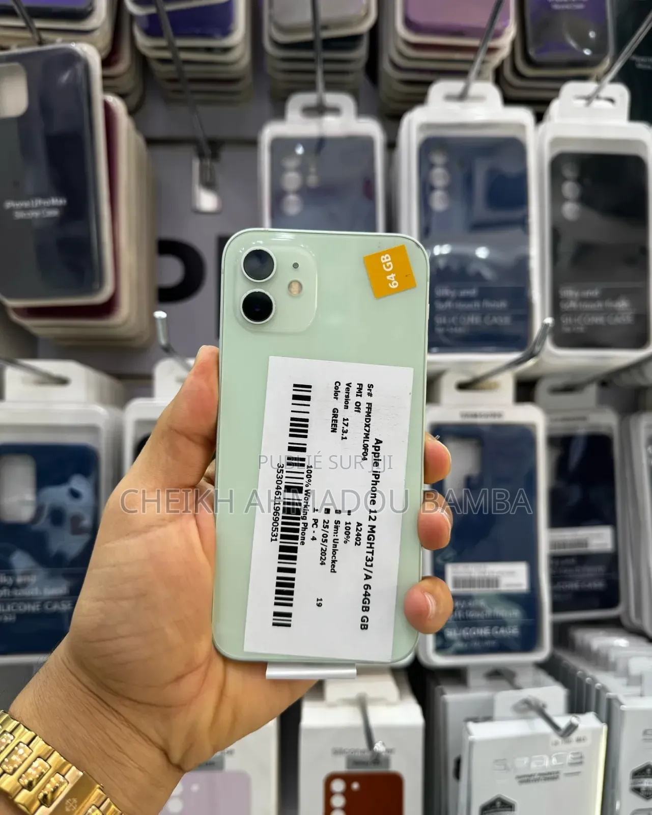 New Apple iPhone 12 64 GB Vert