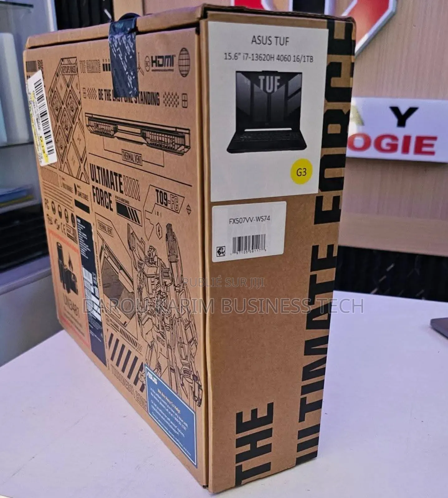 New Ordinateur Portable Asus TUF Dash F15 16GB Intel Core I7 SSD 1T