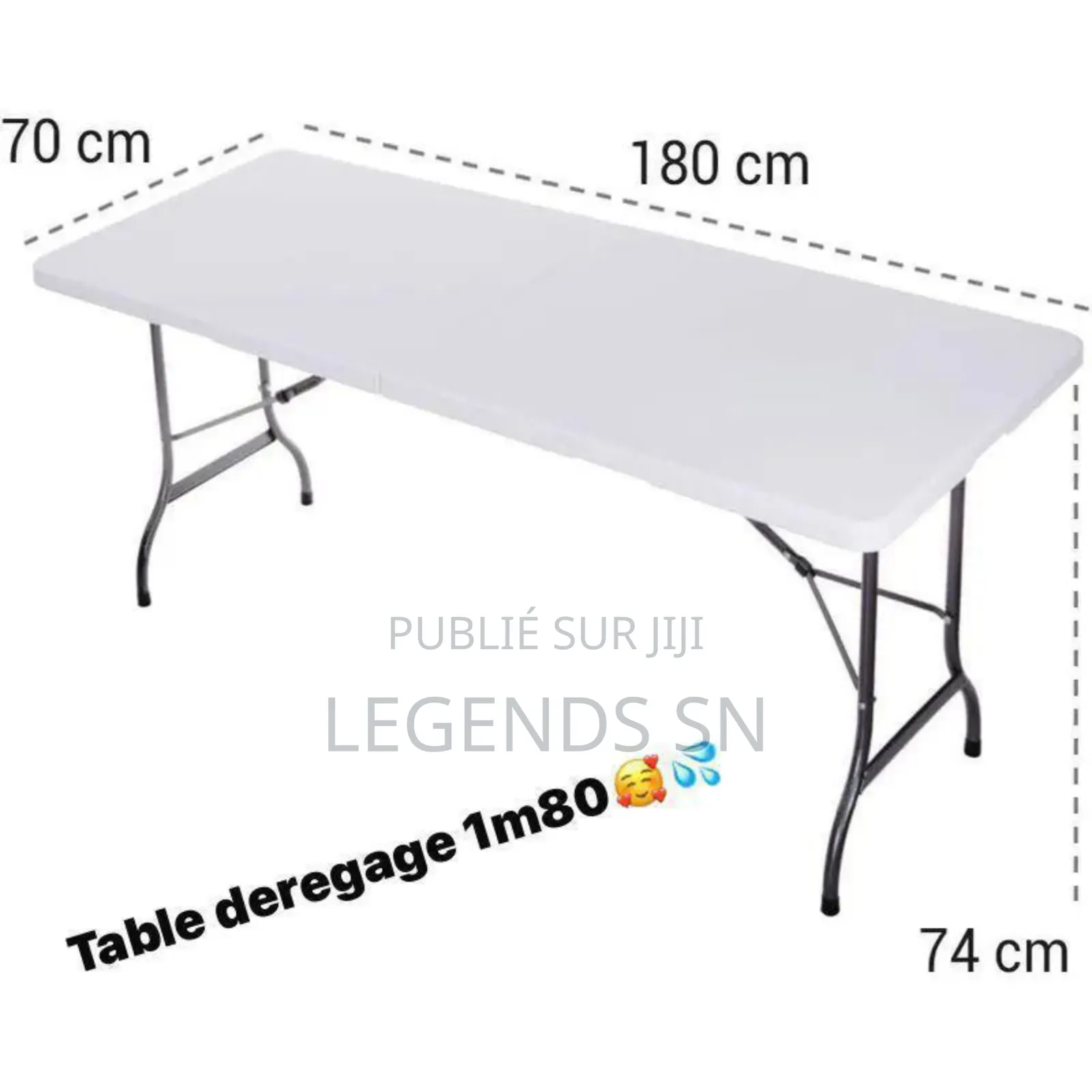 Table Dressage 1 Mètre 80