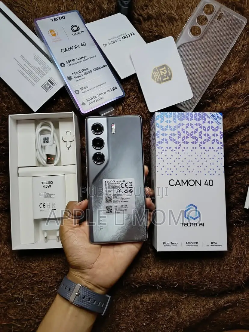 New Tecno Camon 40 256 GB Gris