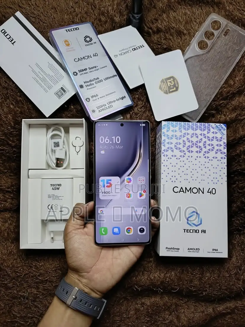 New Tecno Camon 40 256 GB Gris