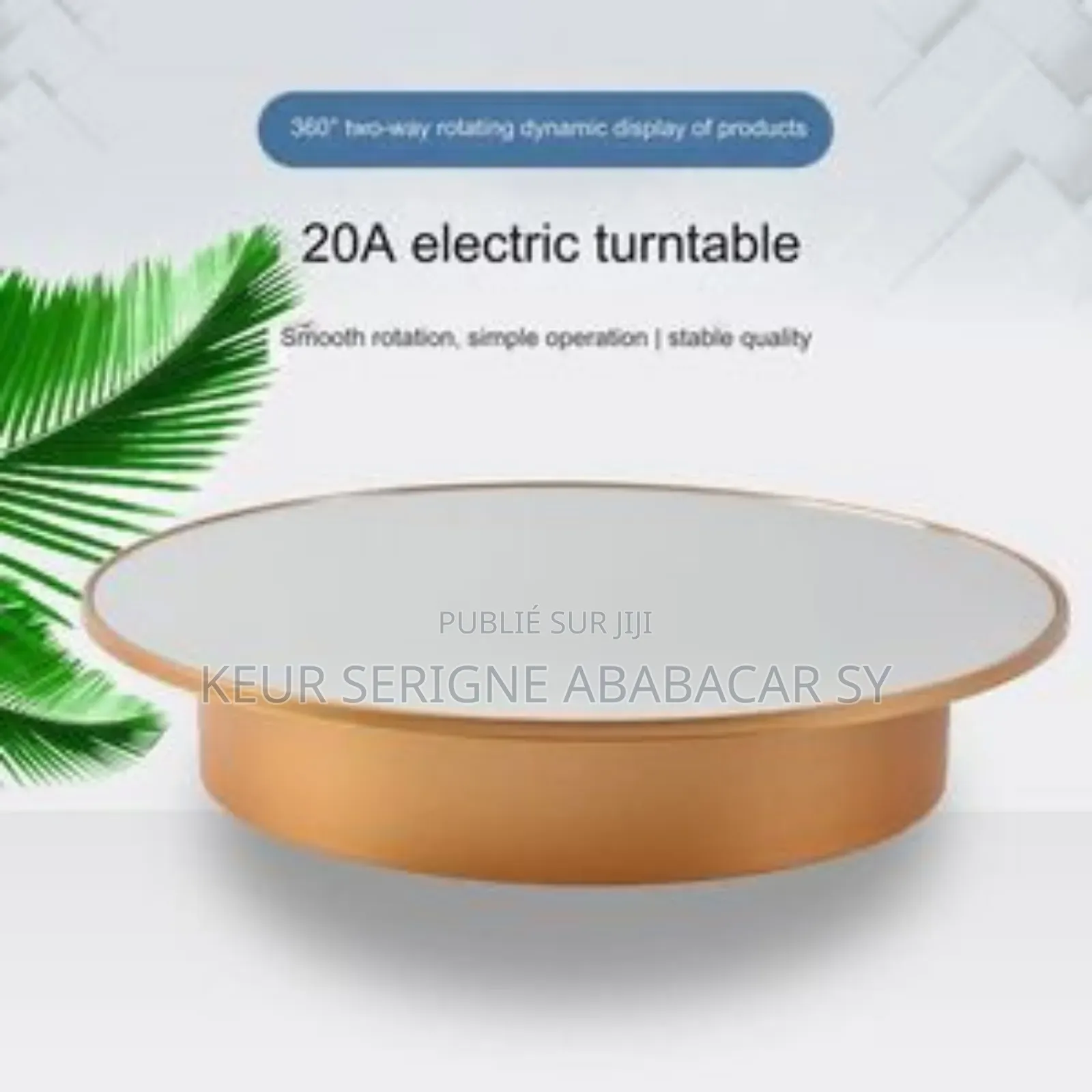 Plateau Tournant Grand Modèle Avec Miroir