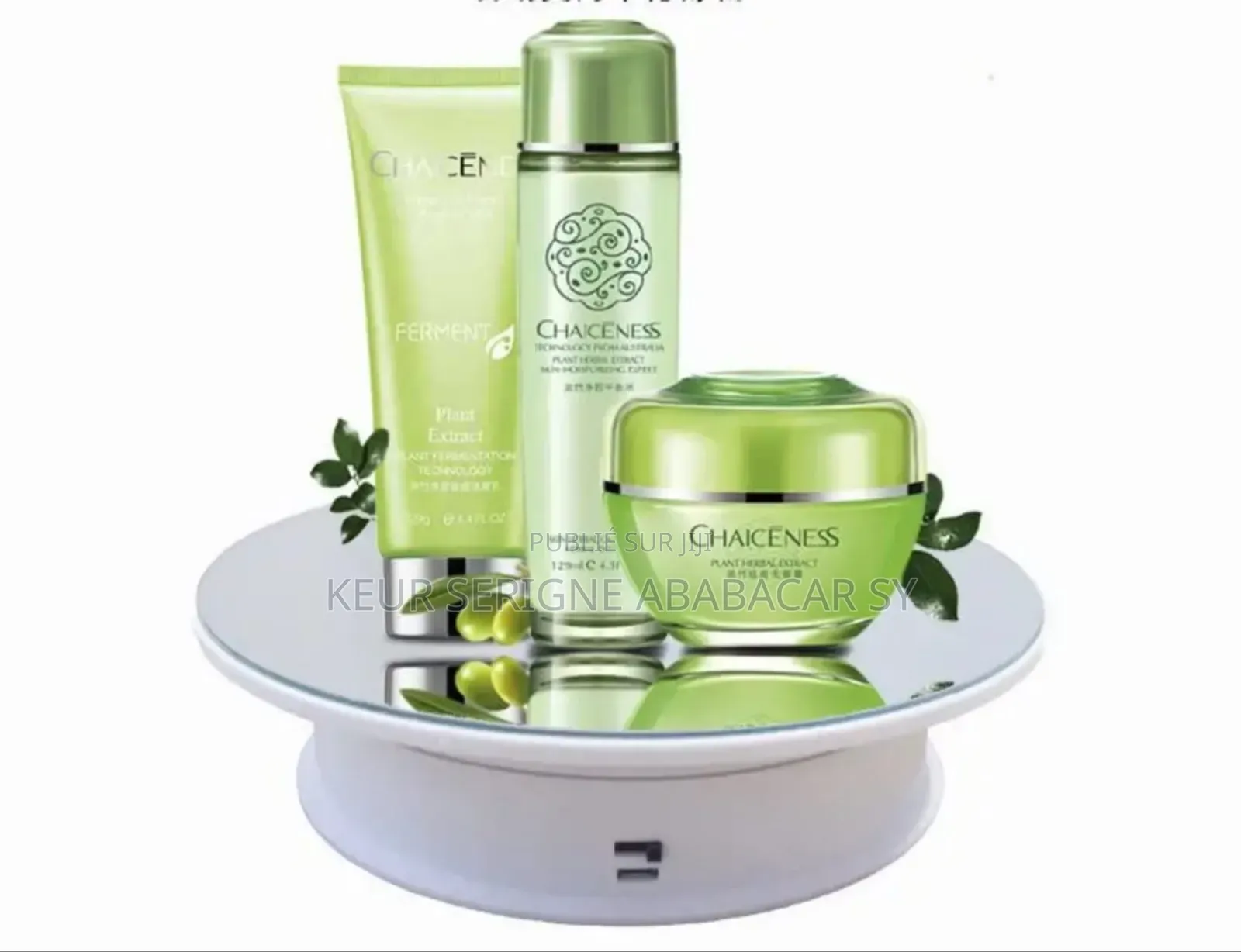 Plateau Tournant Taille Moyenne Avec Miroir