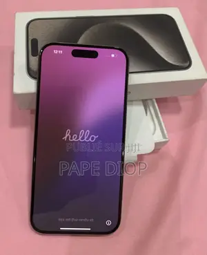 Photo - iPhone 15 Pro Titane 256g