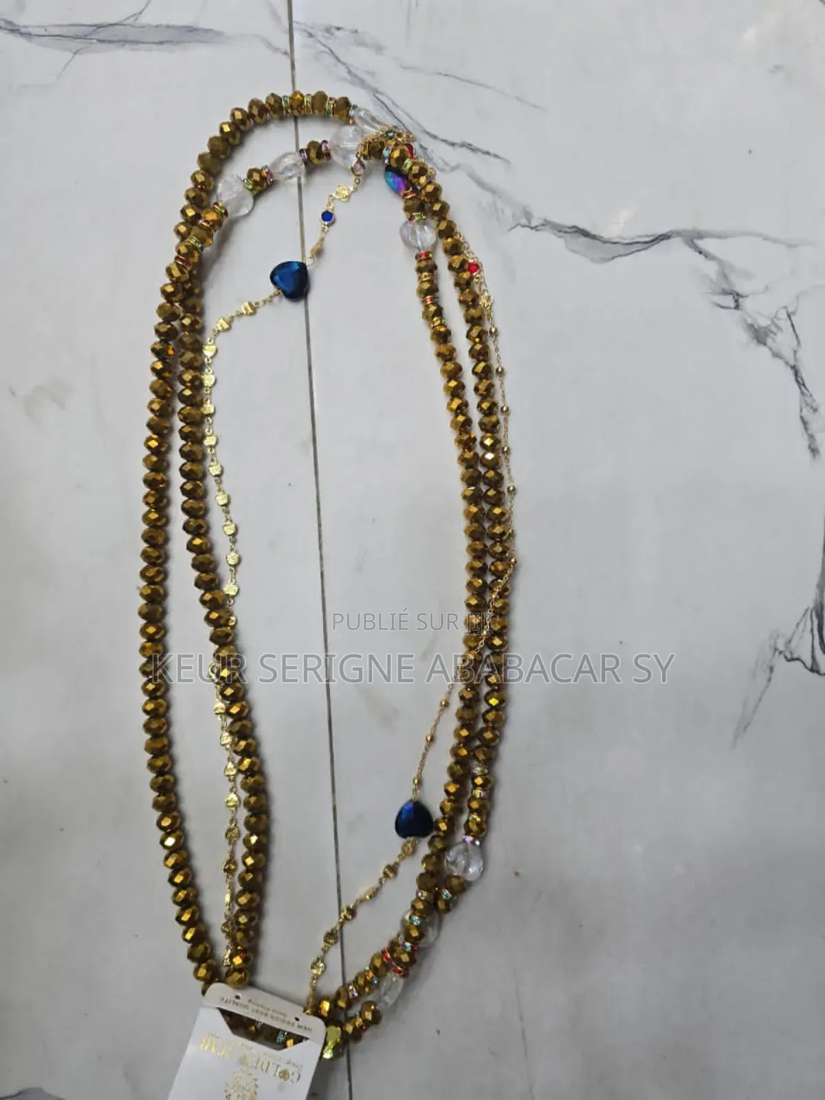 Ensemble Fer Chaine 
 2 Fers Cristal You Didji
