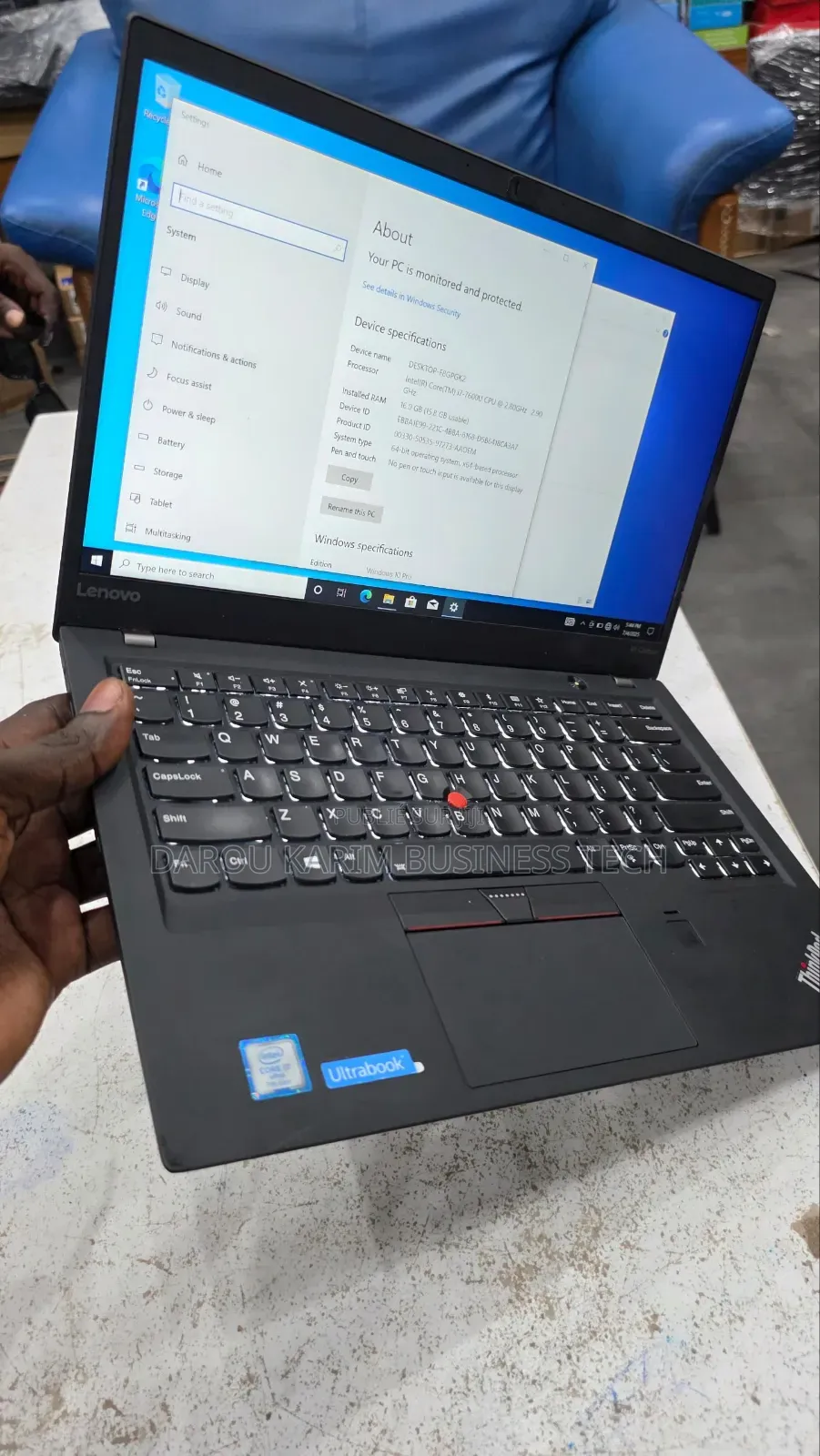 New Lenovo ThinkPad X1 Carbon 16GB Intel Core I7 SSD 256GB