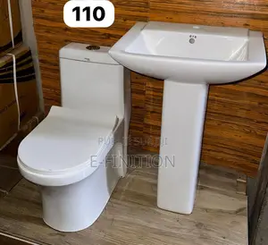 Photo - Pack Sanitaire Luxe : Chaise Anglaise + Lavabo ( Complet )