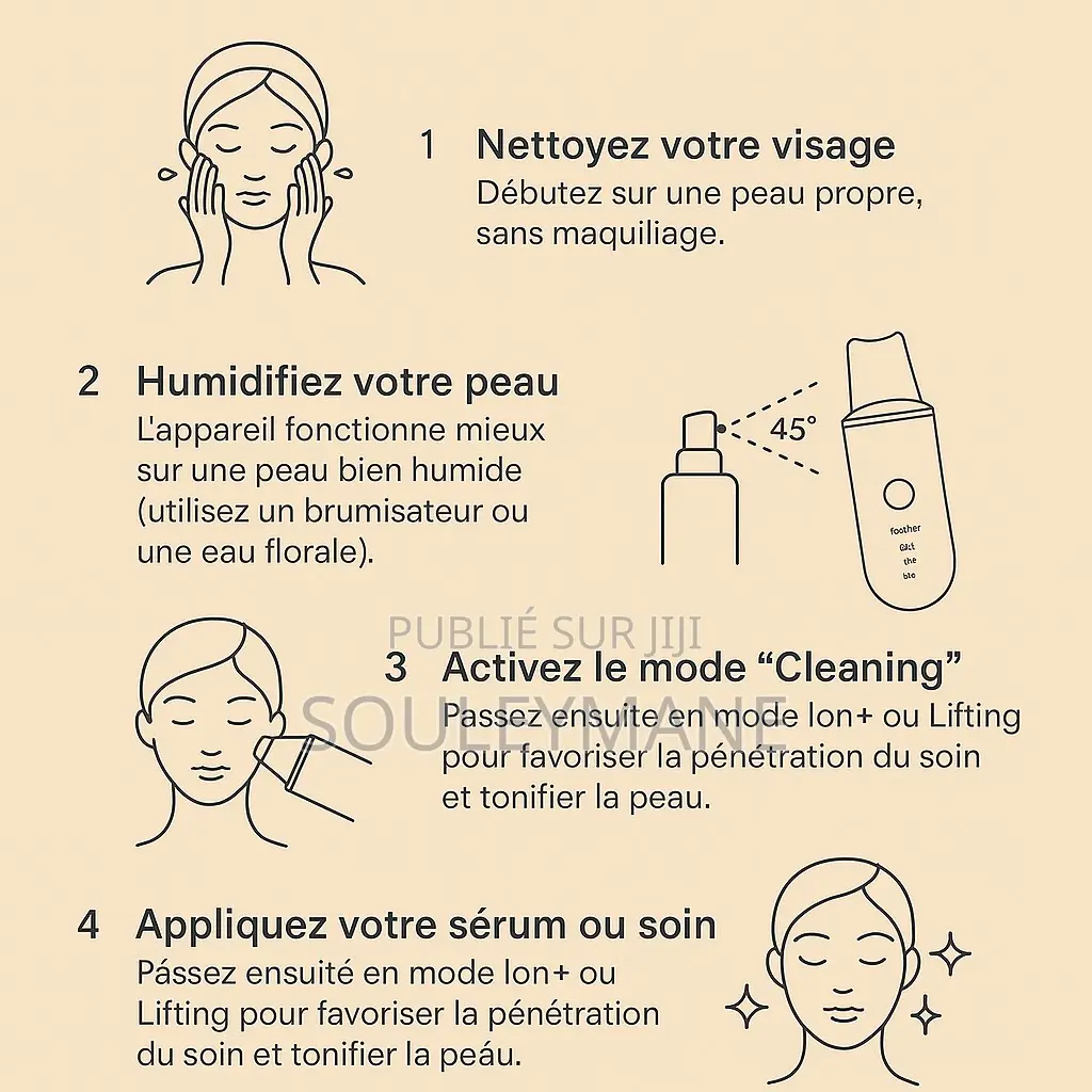 Epurateur De Peau À Ultrasons