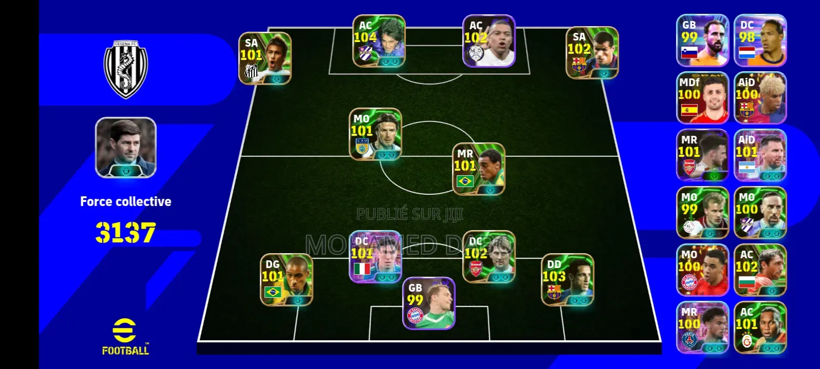 Compte Efootball