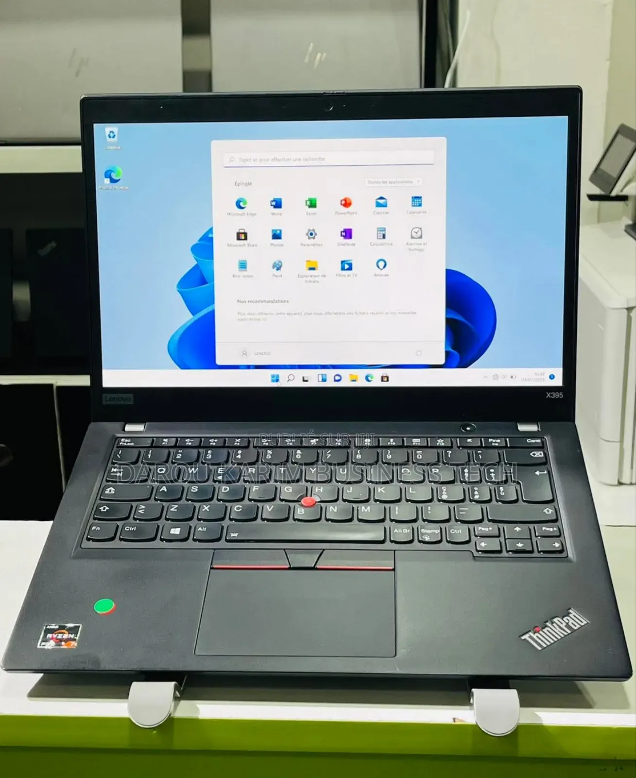 New Ordinateur Portable Lenovo ThinkPad X395 16GB AMD Ryzen 7 SSD 256GB