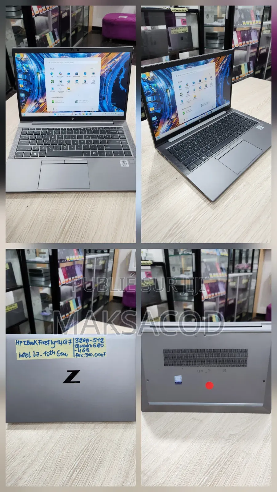 Ordinateur Portable HP ZBook Firefly 14 G7 32GB Intel Core I7 SSD 512GB