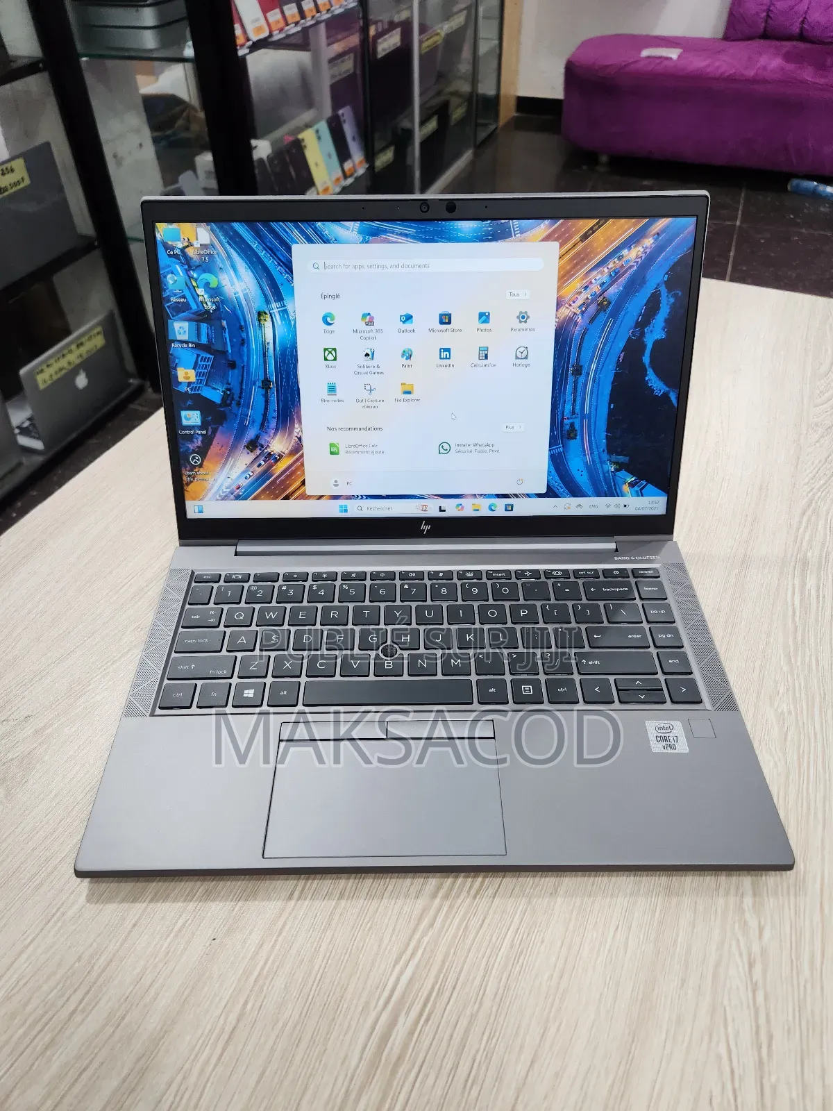 Ordinateur Portable HP ZBook Firefly 14 G7 32GB Intel Core I7 SSD 512GB