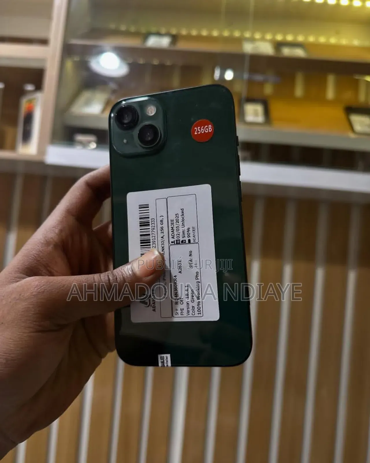 New Pomme iPhone 13 256 GB Vert