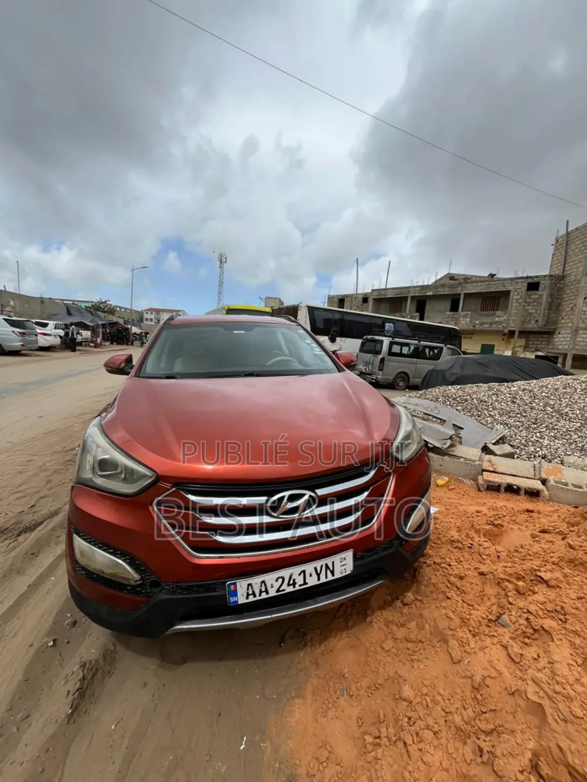 Hyundai Santa Fe 2015 Rouge