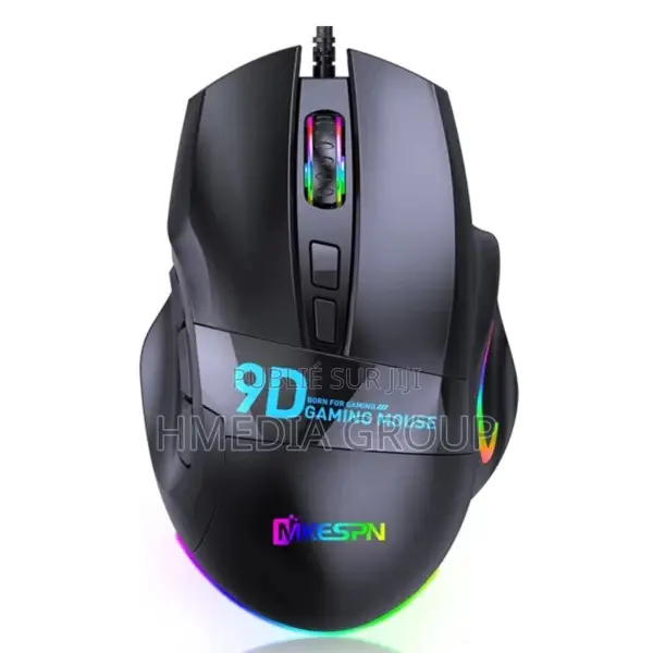Souris Gaming Filaire Usb – Rgb, Dpi Réglable