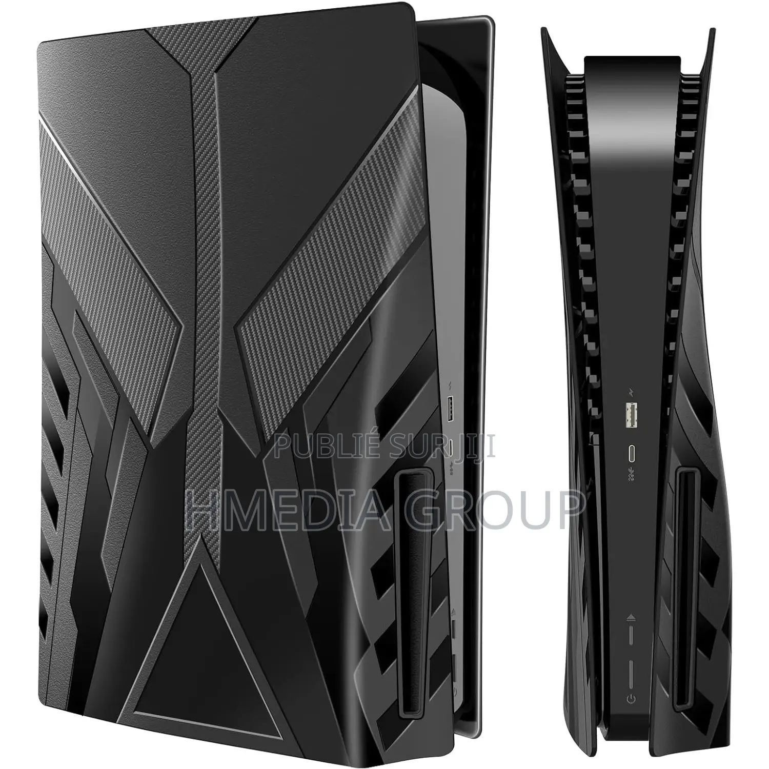 Coques De Protection Rigides Pour Ps5 Standard – Noir