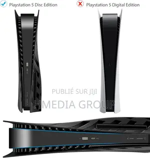 Coques De Protection Rigides Pour Ps5 Standard – Noir