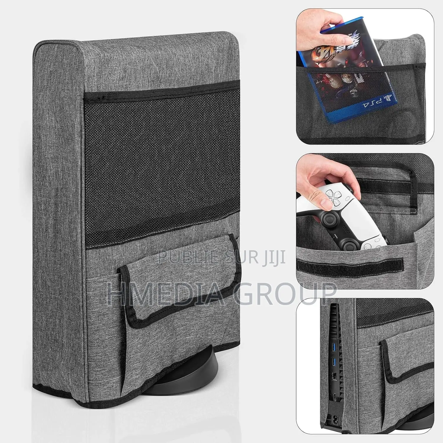 Housse De Protection Pour Ps5 Digitale – Gris