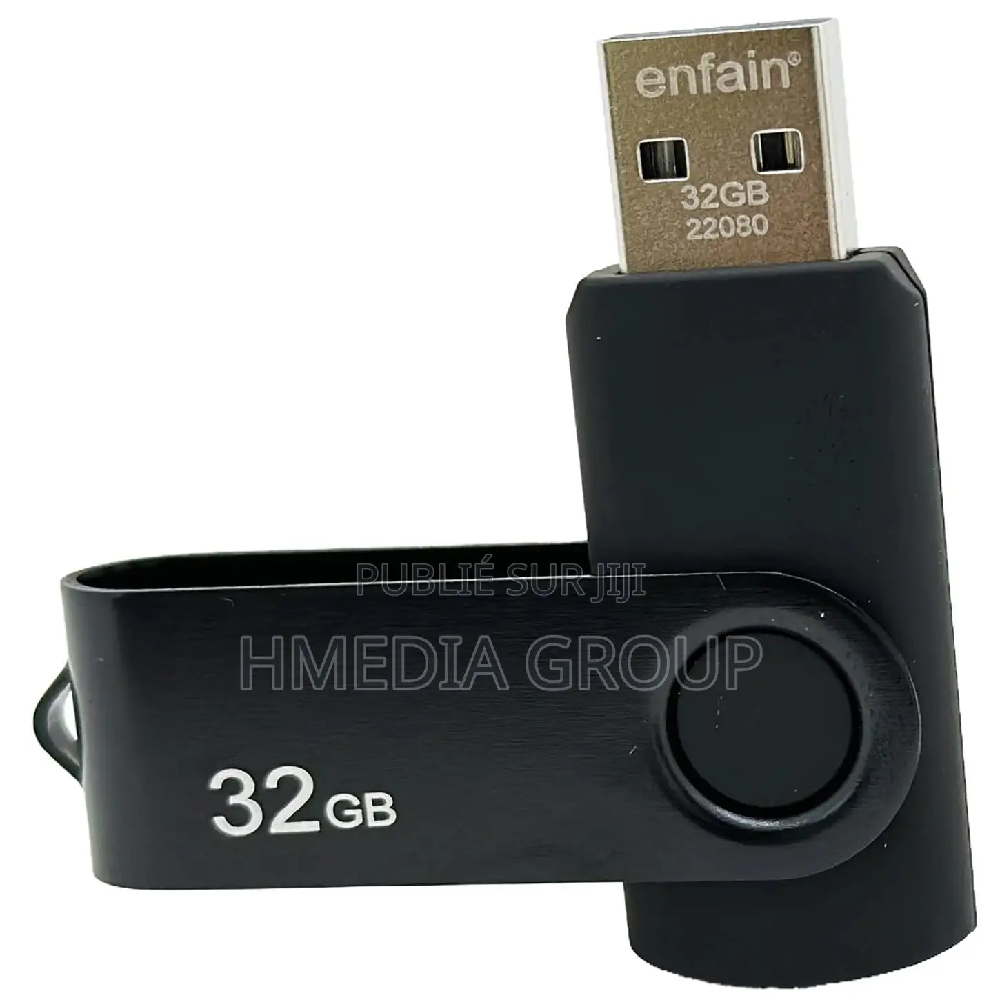 Clé Usb 32 Go Enfain – Usb 2.0 – Noire Mat