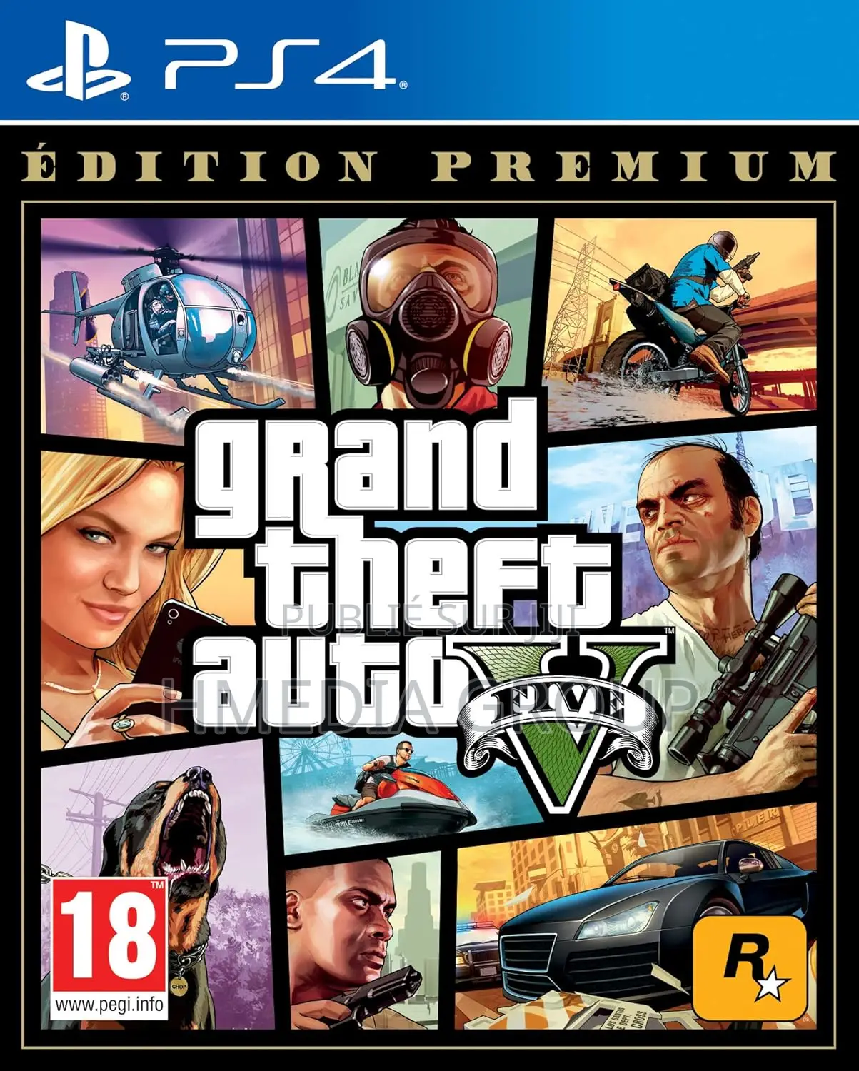 Jeu Ps4 – Gta v (Grand Theft Auto V) – Rockstar Games