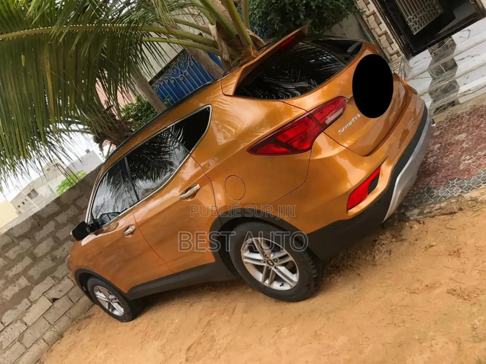 Hyundai Santa Fe 2017 Orange