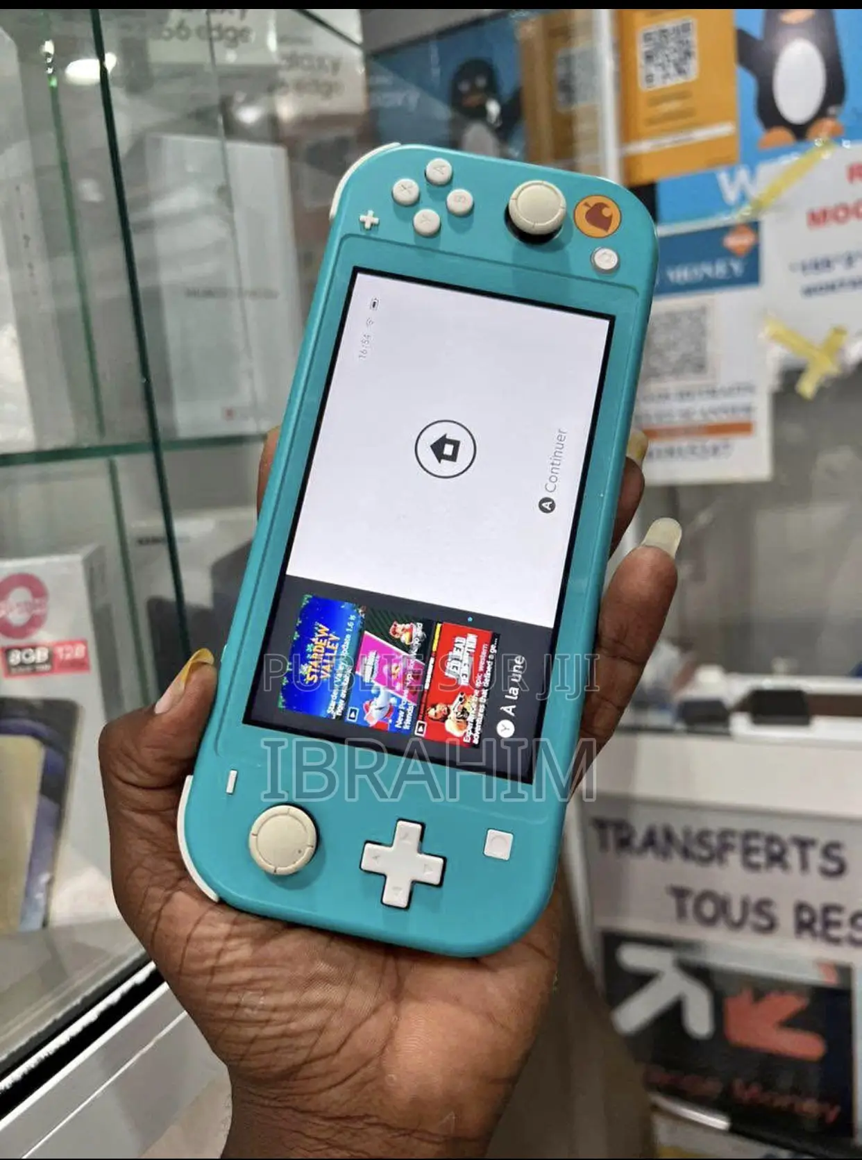 Nintendo Swith Lite Avec Jeux Accessoires Chargeur Complet