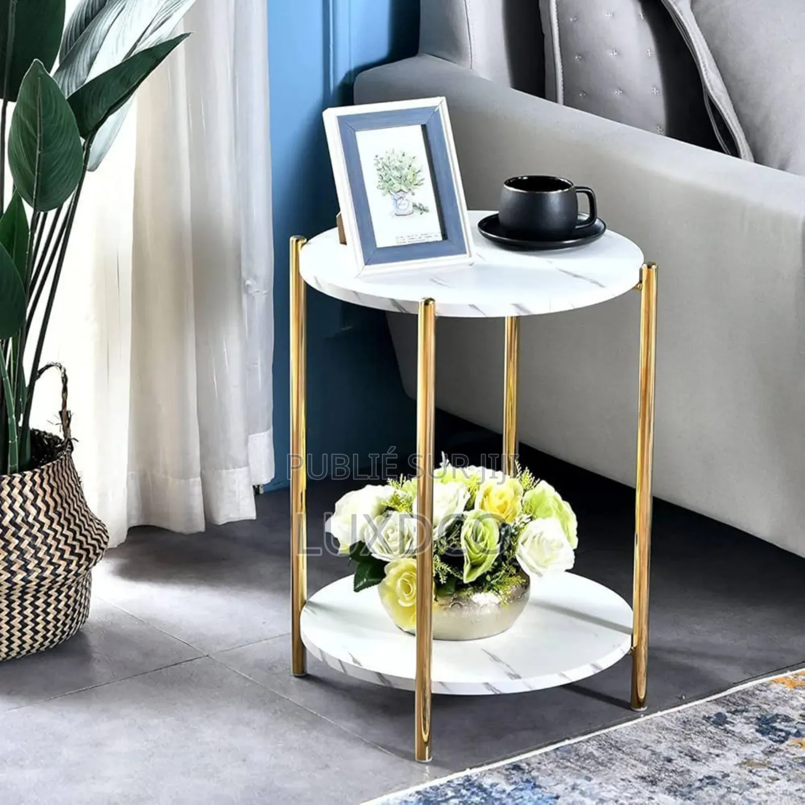 Table d'Appoint De Canapé Petite Table De Salon Meuble À Thé