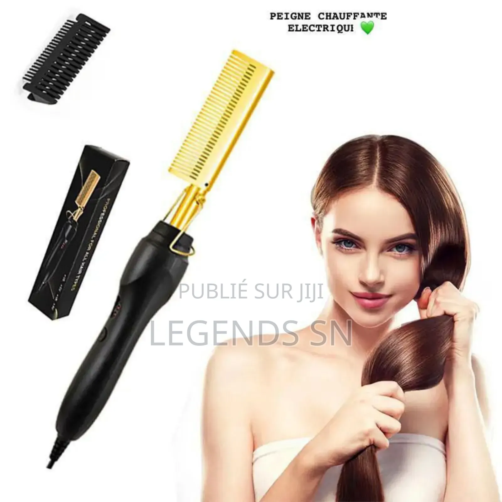 Peigne Chauffante Électrique