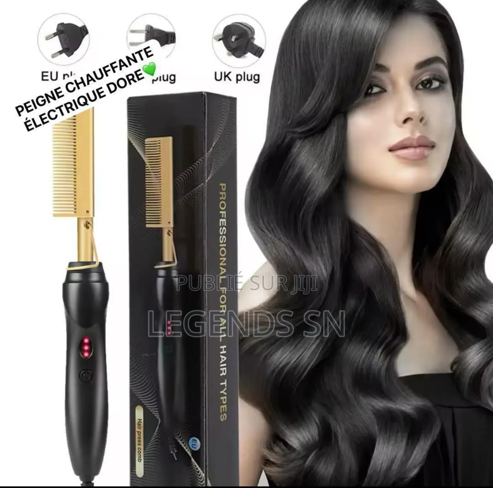 Peigne Chauffante Électrique